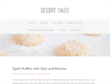 Tablet Screenshot of desserttales.com